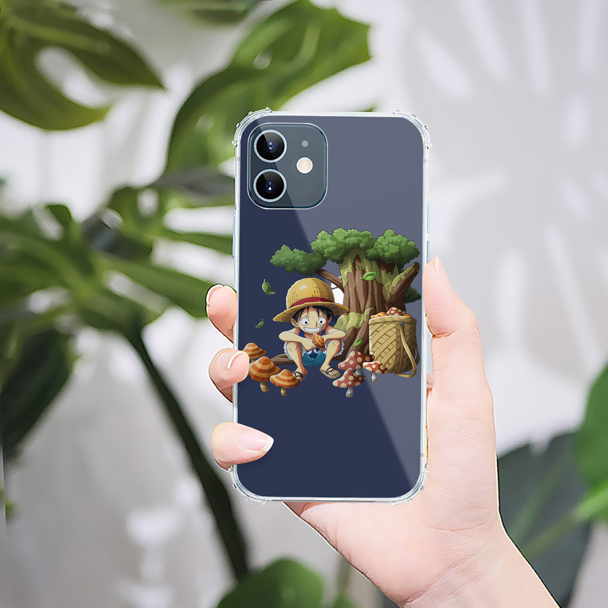 （画像用） ワンピース モンキー・D・ルフィ ONE PIECE Monkey D. Luffy 【iPhone 12シリーズ対応】透明スマホケース（クリアソフトケース）